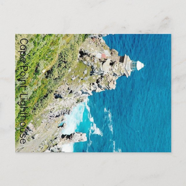 Cartão Postal Cartão-postal do Farol de Cape Point, África do Su (Frente)