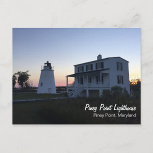 Cartão Postal Cartão-postal do Farol Piney Point