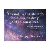 Cartão-postal do feliz ano novo