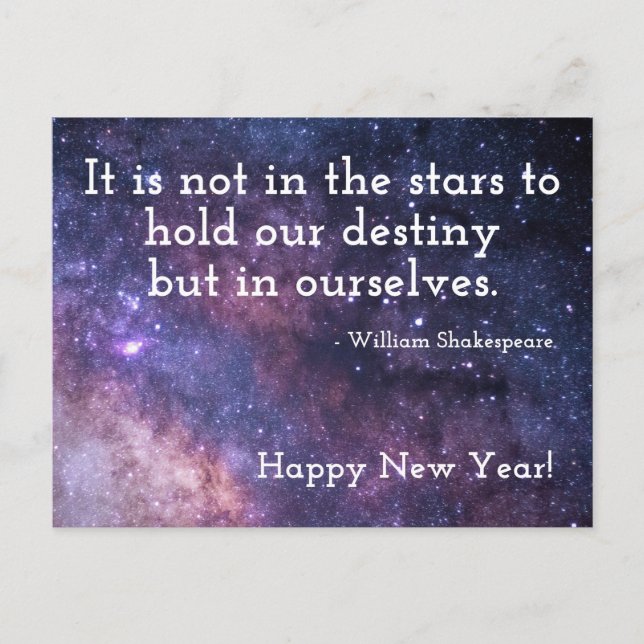 Cartão Postal Cartão-postal do feliz ano novo (Frente)