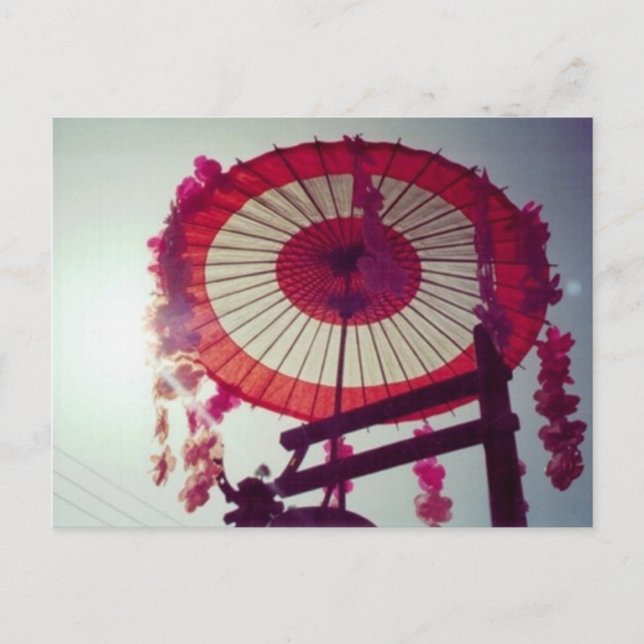 Cartão Postal Cartão-postal do Festival Takayama (Frente)