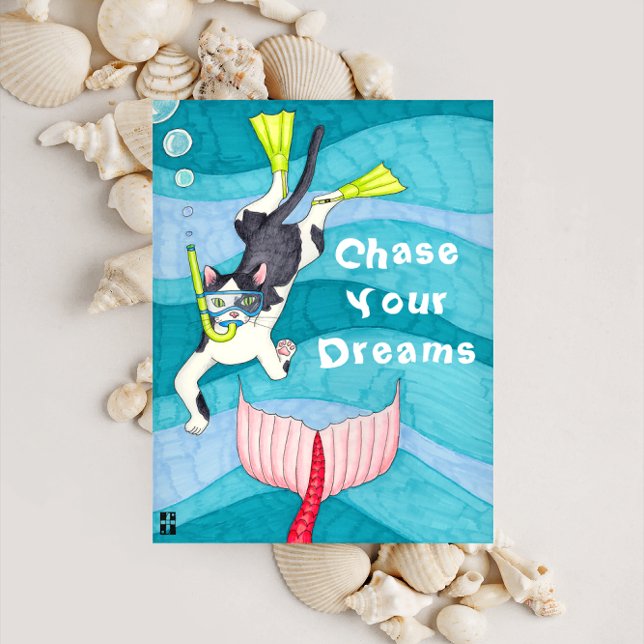 Cartão Postal Cartão-postal do Gatinho Scuba (Criador carregado)