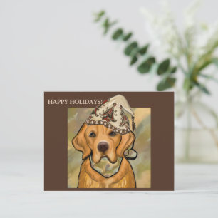 CARTÃO POSTAL CARTÃO-POSTAL DO GOLDEN RETRIEVER