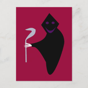 Cartão Postal Cartão-postal do Grim Reaper Halloween