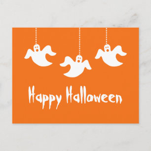 Cartão Postal Cartão-postal do Halloween dos Fantasmas de Pânico