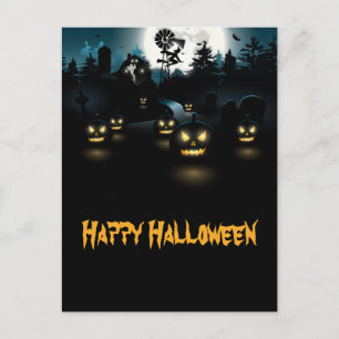 Cartão Postal Cartão-postal do Halloween Ghoulish