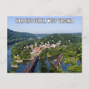 Cartão Postal Cartão-postal do Harper Ferry West Virginia Viagem