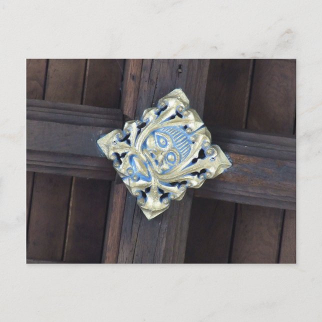 Cartão Postal Cartão-postal do Homem Verde - Sileby (Frente)