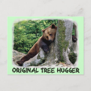 Cartão Postal Cartão-postal do Hugger Brown Bear Original