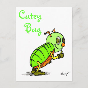 Cartão Postal Cartão-postal do Inseto Cutey