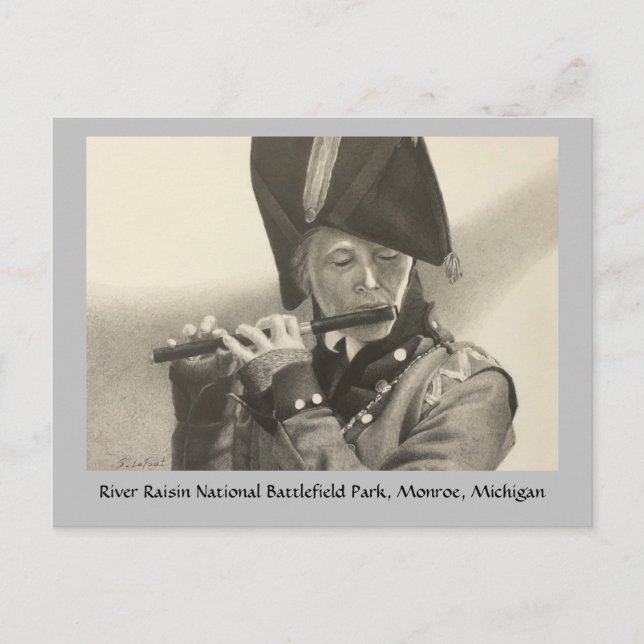 Cartão Postal Cartão-postal do jogador Fife em Battlefield (Frente)