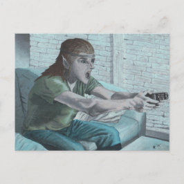 Cartão Postal Cartão-postal do Jogo Jogador de Vídeo Elf