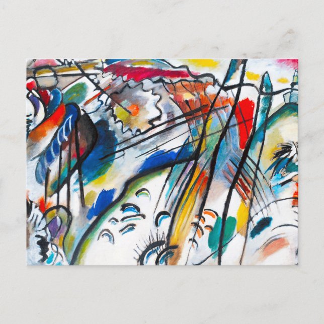 Cartão Postal Cartão-postal do Kandinsky Improvisation 28 (Frente)