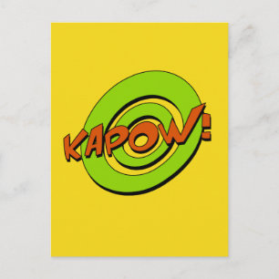 Cartão Postal Cartão-postal do Kapow Comic Book