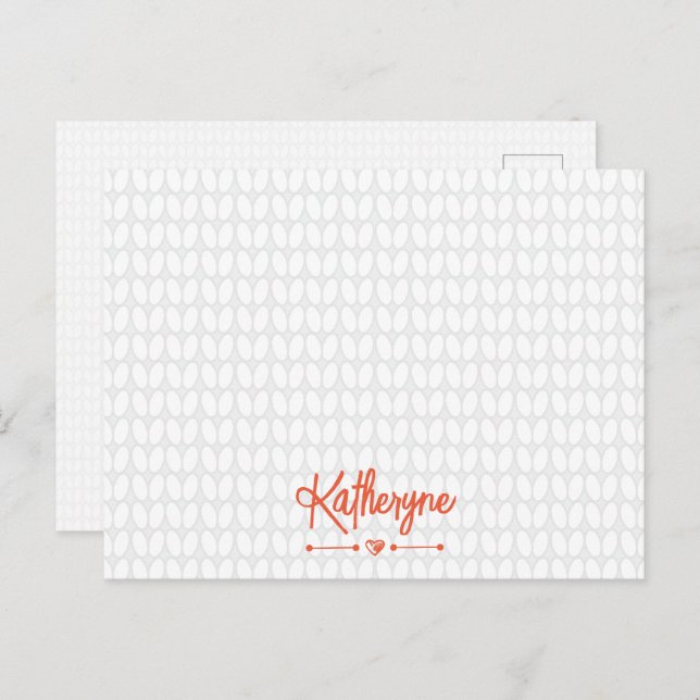 Cartão Postal Cartão-postal do kit personalizado laranja (Frente/Verso)