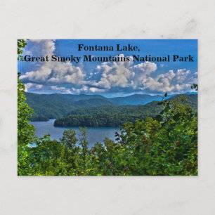 Cartão Postal Cartão-postal do Lago Fontana, Montanhas do Enfuma