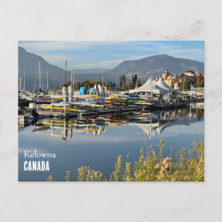 Cartão Postal Cartão-postal do Lago Okanagan em Kelowna, Canadá