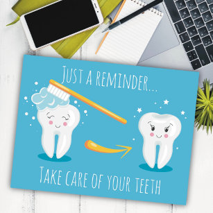 Cartão Postal Cartão-postal do Lembrete de Compromisso Dental