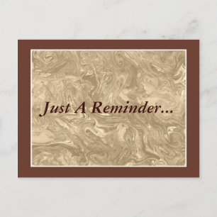 Cartão Postal Cartão-postal do Lembrete de Compromisso Personal