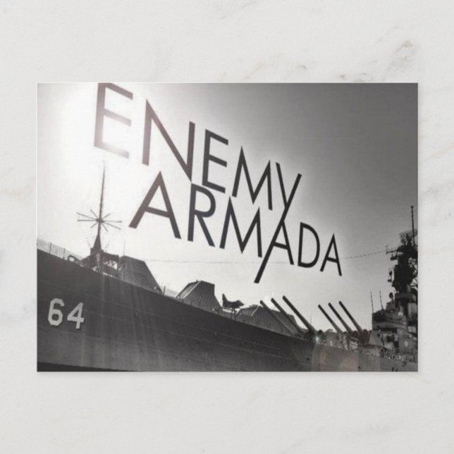 Cartão Postal Cartão-postal do Logotipo de Enemy Armada (Frente)