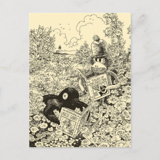 Cartão Postal Cartão-postal do Macaco-Choque