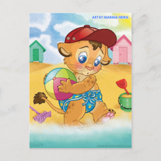 Cartão Postal Cartão-postal do Mar Assustador