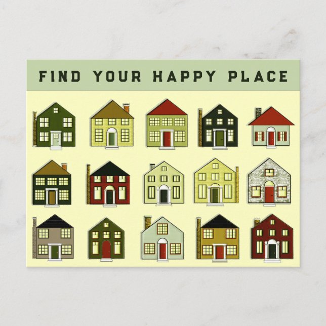 Cartão Postal Cartão-postal do Marketing Imobiliário (Frente)