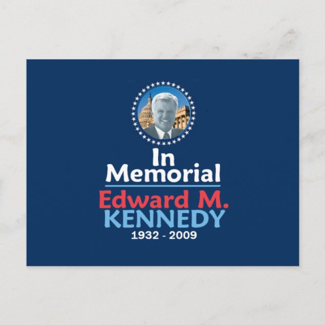 Cartão Postal Cartão-postal do Memorial Ted Kennedy (Frente)