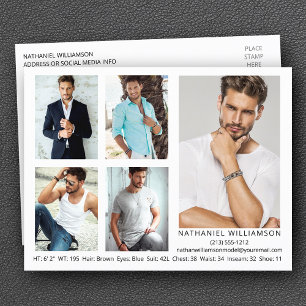 Cartão Postal Cartão-postal do modelo Comp com 5 Fotografias Mod