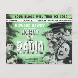 Cartão Postal Cartão-postal do Monster Kid Radio