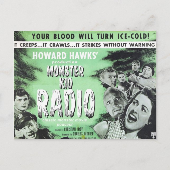 Cartão Postal Cartão-postal do Monster Kid Radio (Frente)