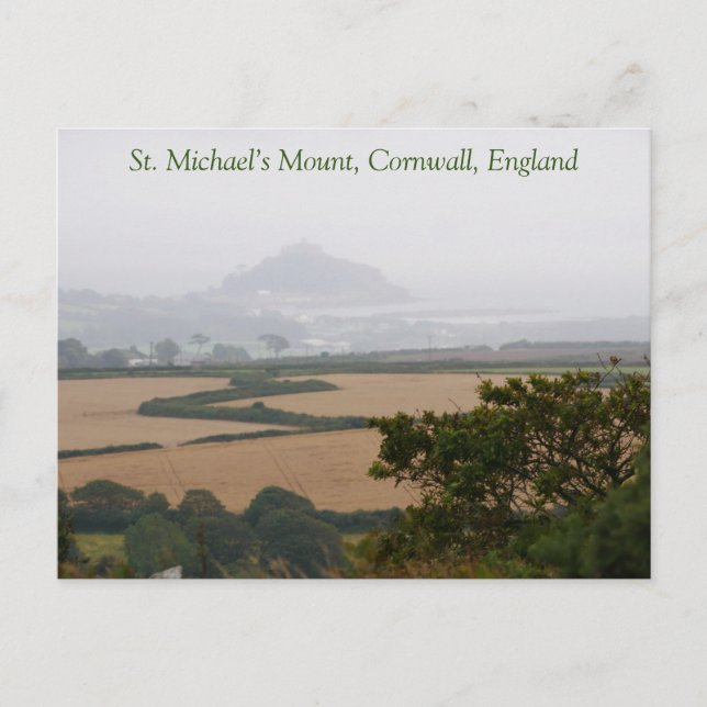 Cartão Postal Cartão-postal do Monte Cornwall de Michael (Frente)