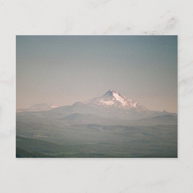 Cartão Postal Cartão-postal do Monte Hood em Dusk (Frente)