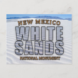 Cartão Postal Cartão-postal do Monumento Nacional White Sands