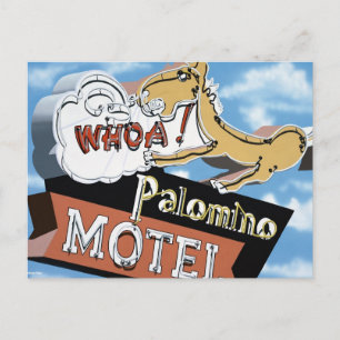 Cartão Postal Cartão-postal do Motel Retro Neon Las Vegas Palom