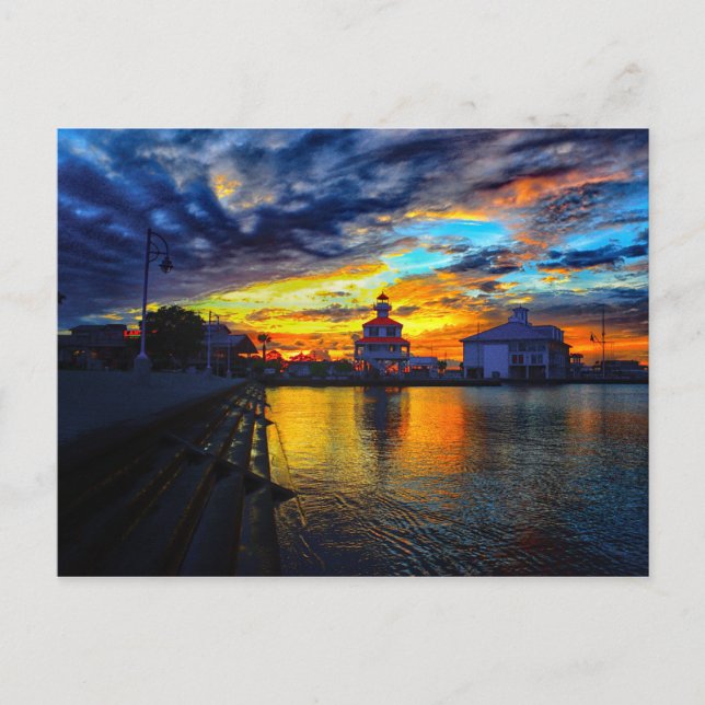 Cartão Postal Cartão-postal do New Basin Canal Lighthouse (Frente)