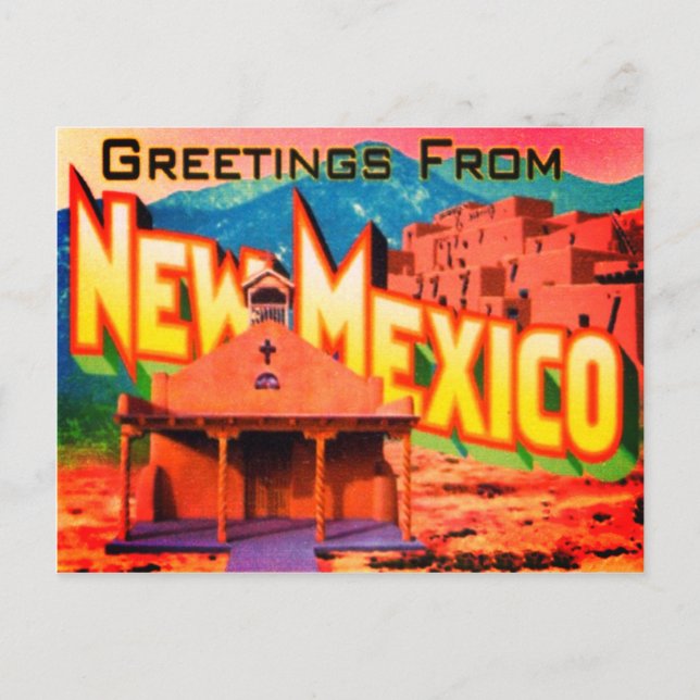 Cartão Postal Cartão-postal do Novo México (Frente)