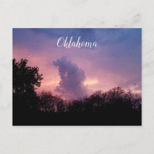 Cartão Postal Cartão-postal do Oklahoma Stormy Skies