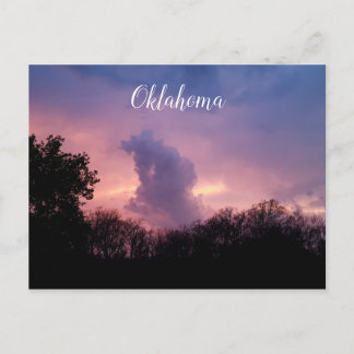 Cartão Postal Cartão-postal do Oklahoma Stormy Skies