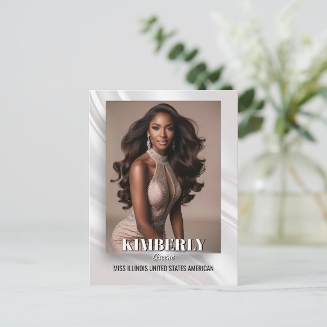 Cartão Postal Cartão-postal do Pagador Sunburst Elegante (Em pé/Frente)