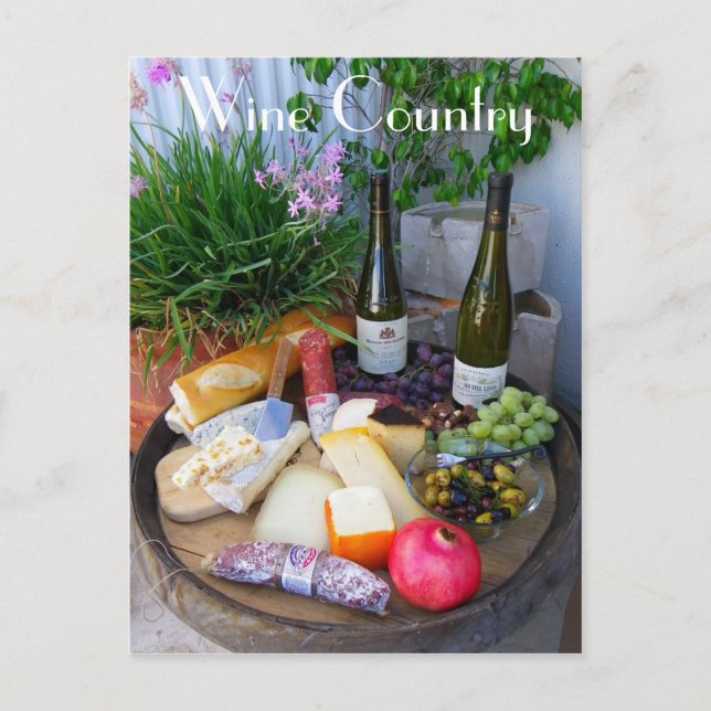 Cartão Postal Cartão-postal do País do Vinho Maravilhoso! (Frente)