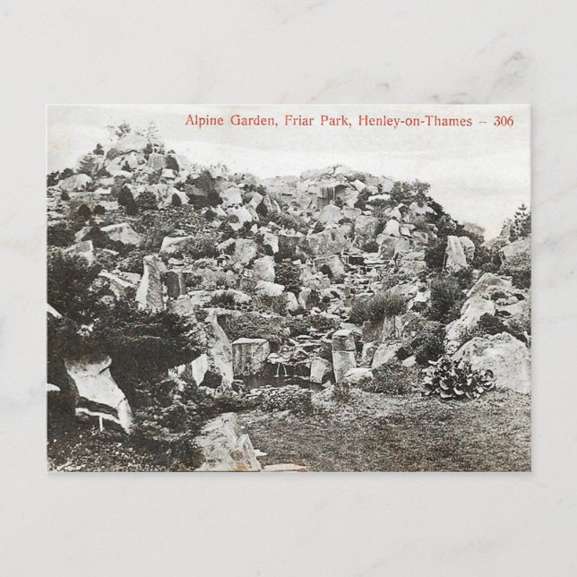 Cartão Postal Cartão-postal do Parque Friar nº 7 (Frente)