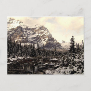 Cartão Postal cartão-postal do Parque Nacional de Banff