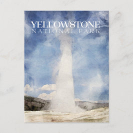 Cartão Postal Cartão-postal do Parque Nacional Yellowstone