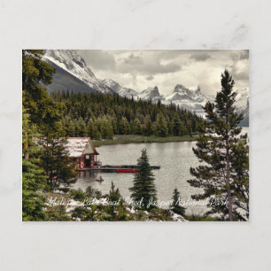 Cartão Postal Cartão-postal do Parque Natural de Maligne Lake B