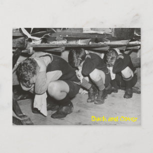 Cartão Postal Cartão-postal do Pato e Cobrir