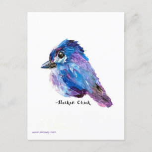 Cartão Postal Cartão-postal do Pintinho do Alaska