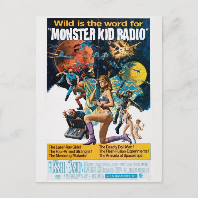 Cartão Postal Cartão-postal do Planeta Ficou Selvagem (Frente)