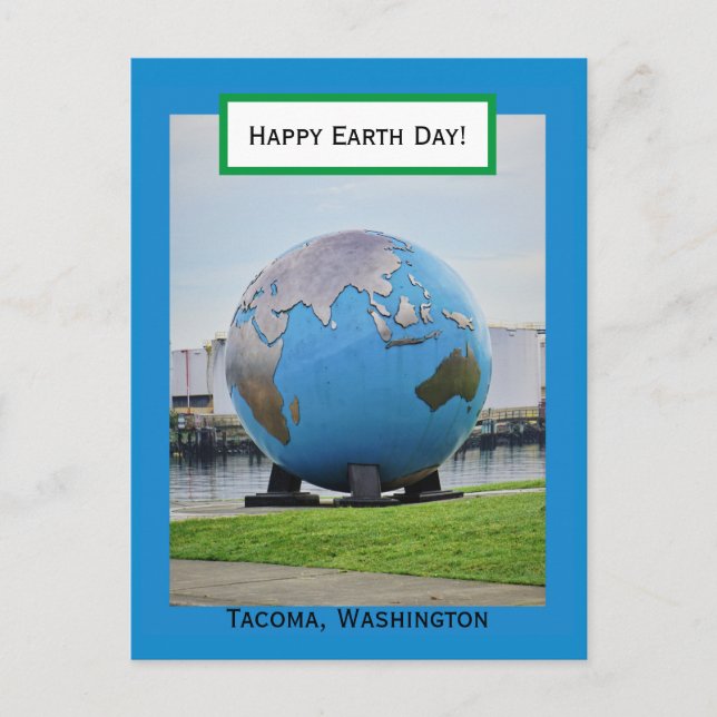 Cartão Postal Cartão-postal do planeta Terra (Frente)