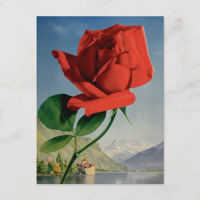 Cartão Postal Cartão-postal do Poster de viagens suiça (Frente)